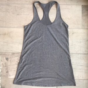 Lululemon Heathered Grey Racerback Tank